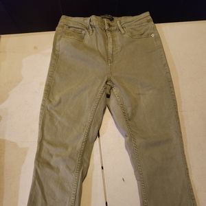 Calvin Klein sz 4 olive jeans
